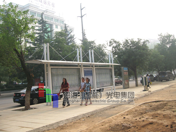 河南义马候车亭滚动灯箱 河南义马候车亭滚动灯箱